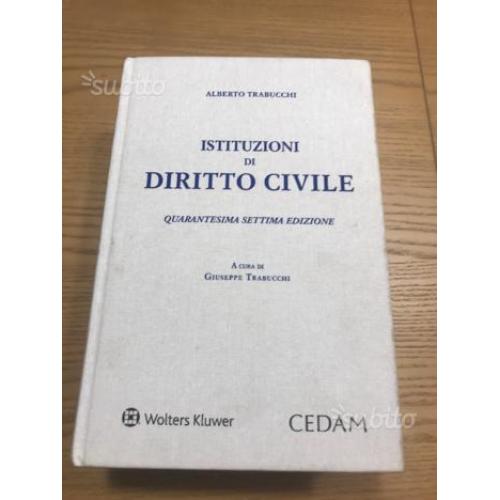Istituzioni di diritto civile-Alberto Trabucchi