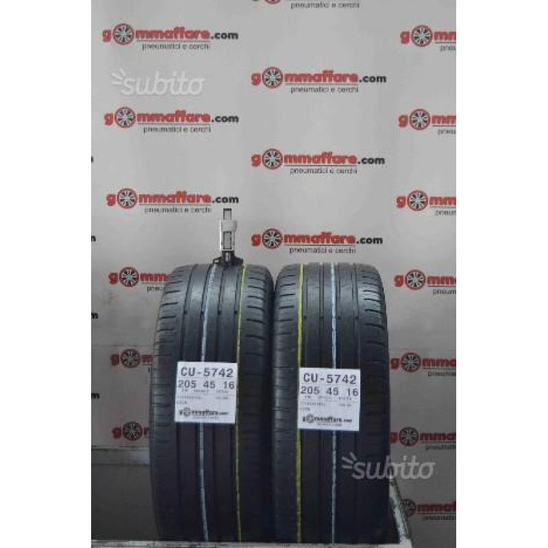 2 gomme 205/45 R16 Continental 83H CU-5742